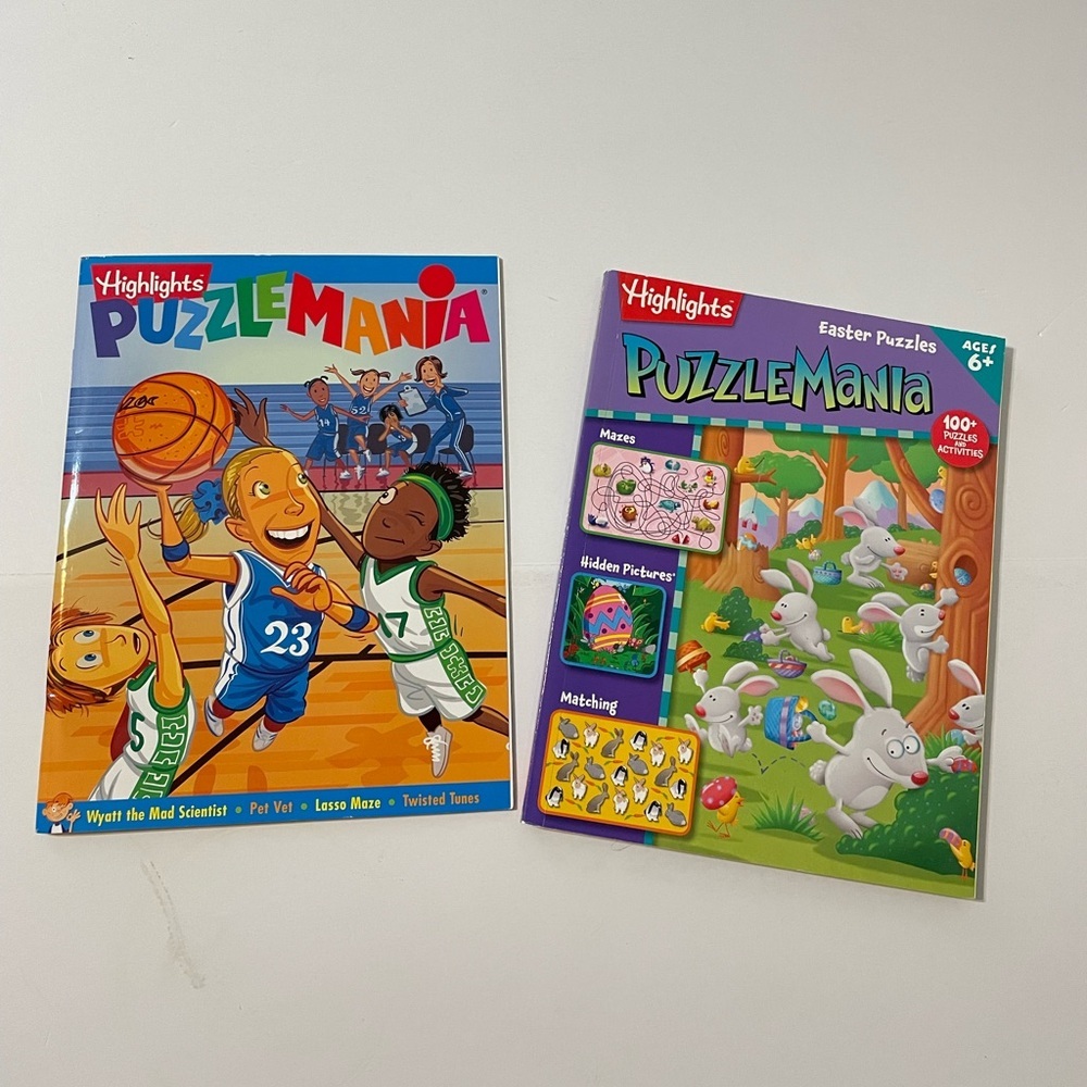 Highlights Puzzlemania Magazines/ Books, Easter Puzzles Basketball Shot NEW
